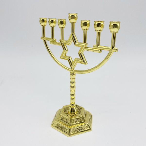 Magen David Temple Style Menorah - Image 3