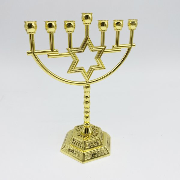 Magen David Temple Style Menorah - Image 2