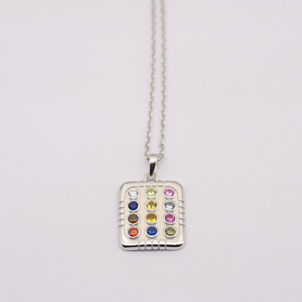 Gold & Silver 12 Tribes Breastplate Necklace - Image 2