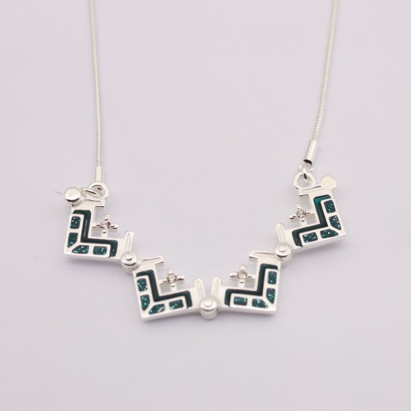 Two-Way Magnetic Jerusalem Cross Necklace - Image 3