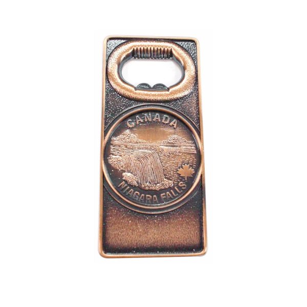 Custom Canada Maple Leaf Bottle Opener Magnets