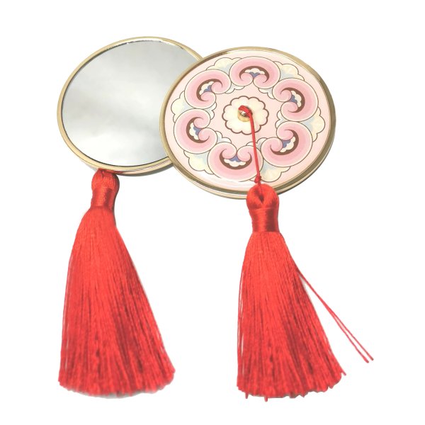 Custom Engraved Pocket Mirrors with Tassels