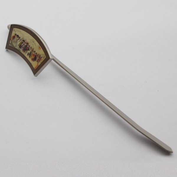 Custom Metal Bookmarks with Epoxy Dome - Image 2